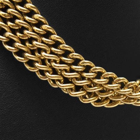 givenchy gold 3 chain choker|givenchy necklace.